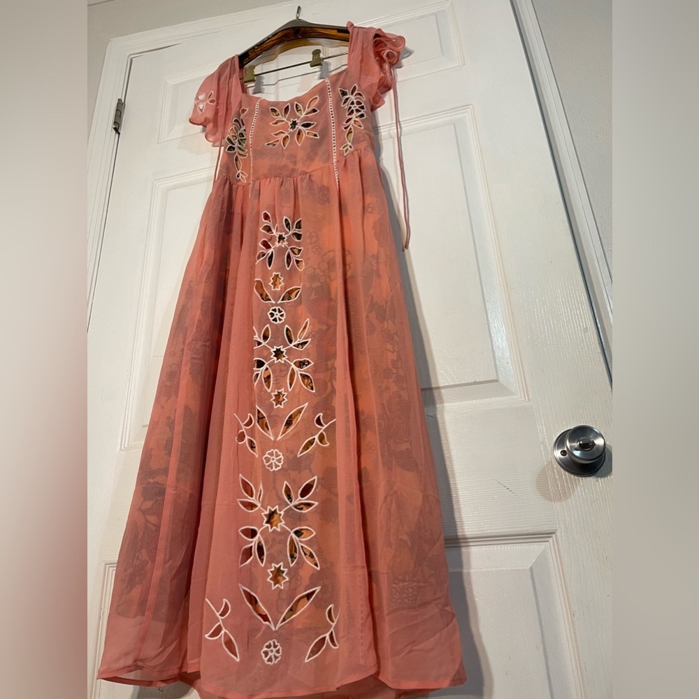 FARM RIO ANTHROPOLOGIE MIDI DRESS